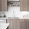modern apartment kitchen with sleek appliances